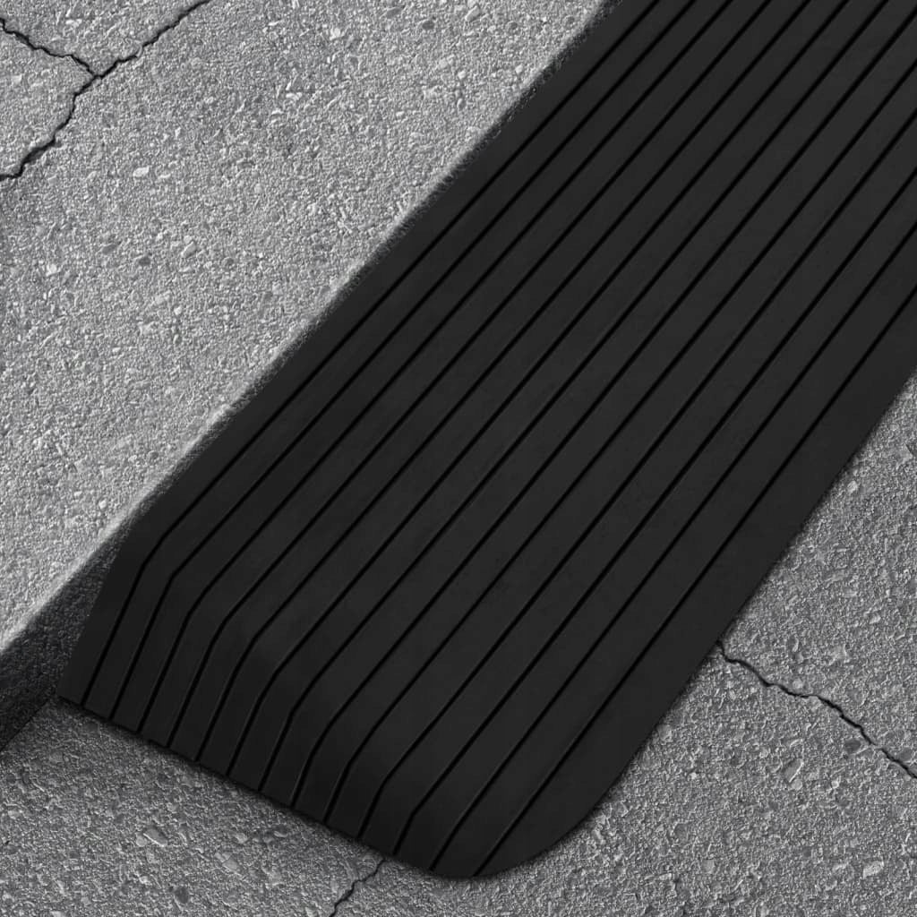 THRESHOLD RAMPS 2 PCS 110X41X5CM RUBBER