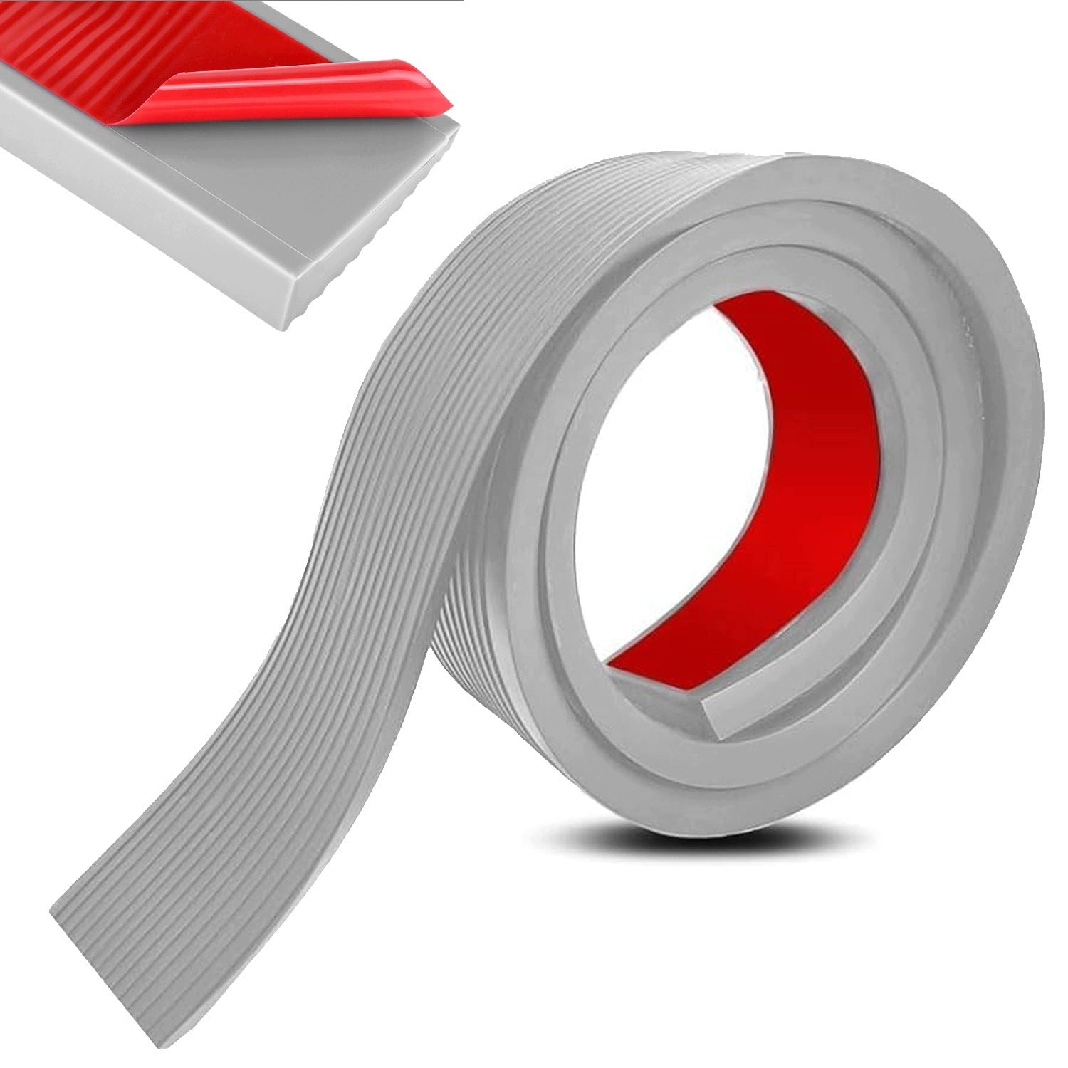 THRESHOLD WASHER WITH RUBBER–RAMP ENTRANCE WHEEL DRIVEWAYS ANTI-SLIP GREY