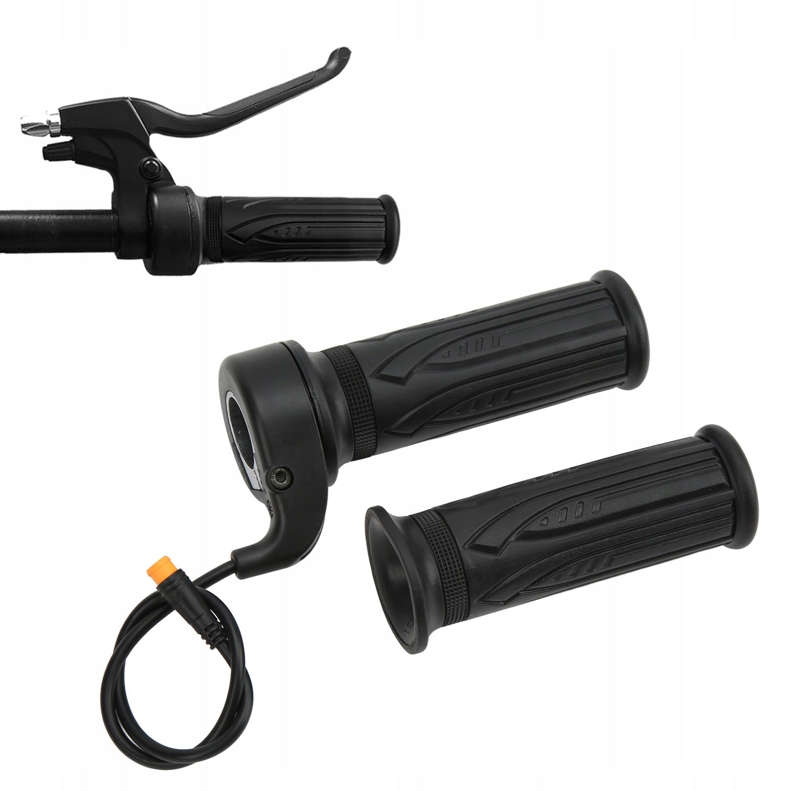 THROTTLE HOLDER FOR ELECTRIC BICYCLES WITH 3-PIN CONNECTOR 12-72 V