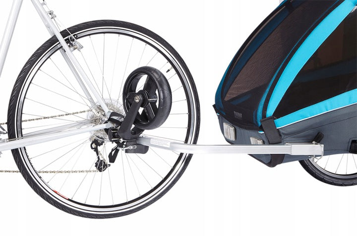 THULE Coaster XT 2-child Trailer blue Sports Cart 10101806 Model THULE Coaster XT Basil Green