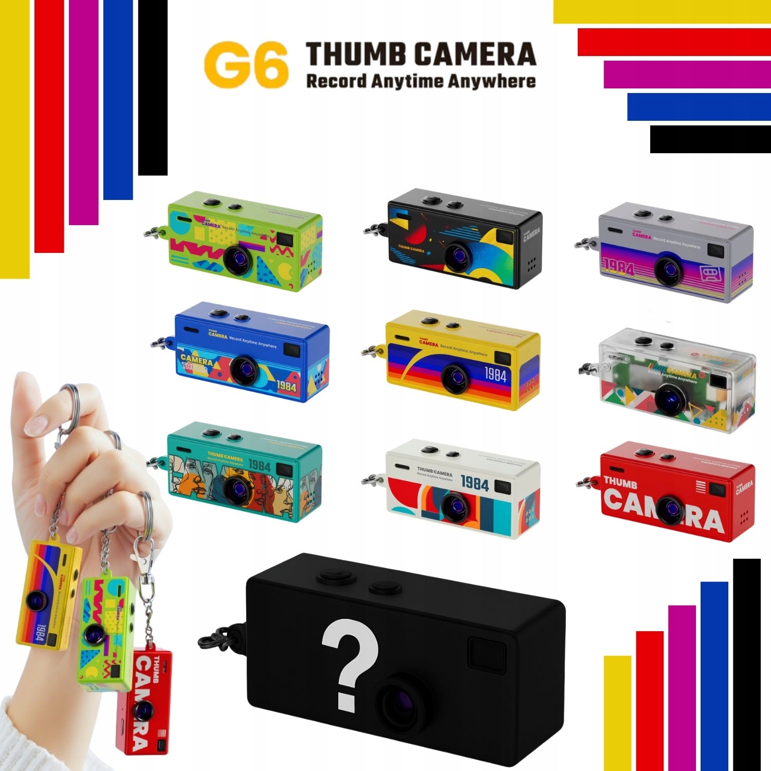 THUMB CAMERA RETRO HD Keychain Digital Camera FOR GIFT!