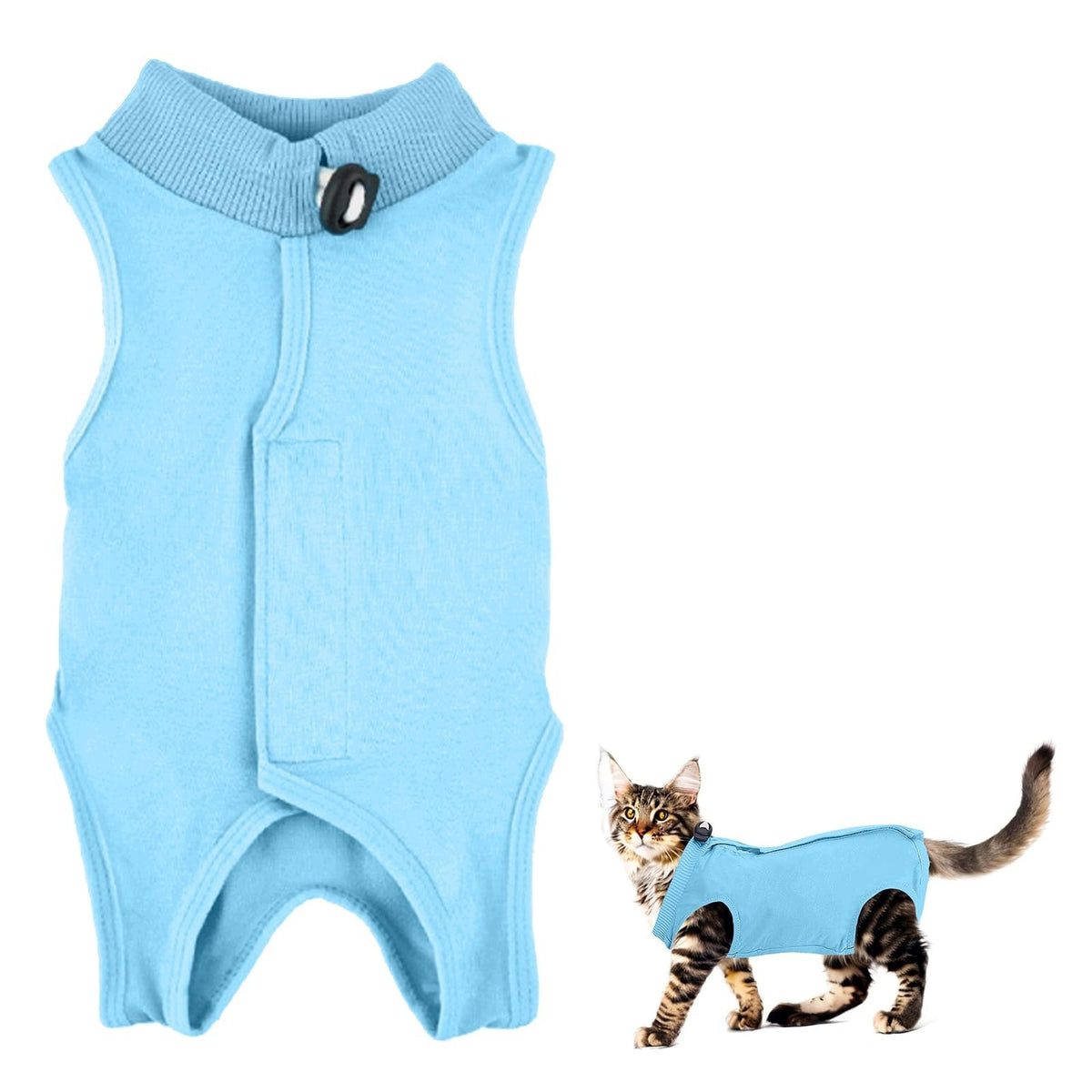 TIBAPLA KATTENHERSTELPAK ONE-PIECE POSTOPERATIVE SUIT FOR KITTENS