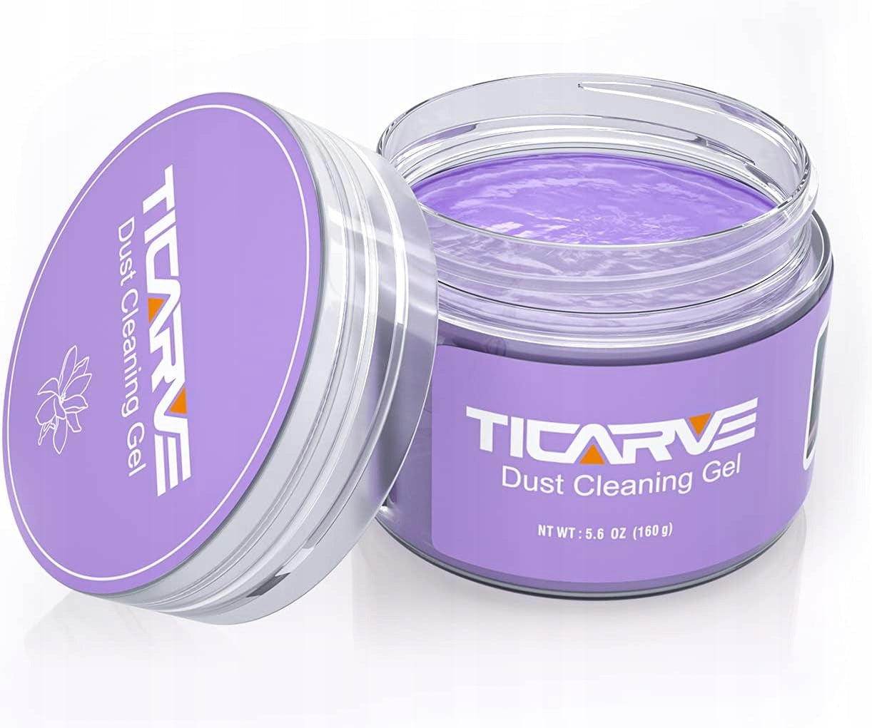 TICARVE Purple Cleaning Gel for Car and Keyboard, Reusable