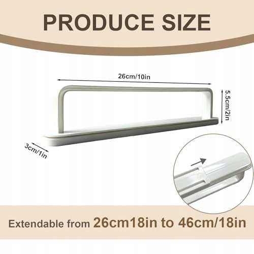 TIE HANGER STRAP ADJUSTABLE SELF ADHESIVE 26 46CM for home Product weight with unit packaging 0.2 kg