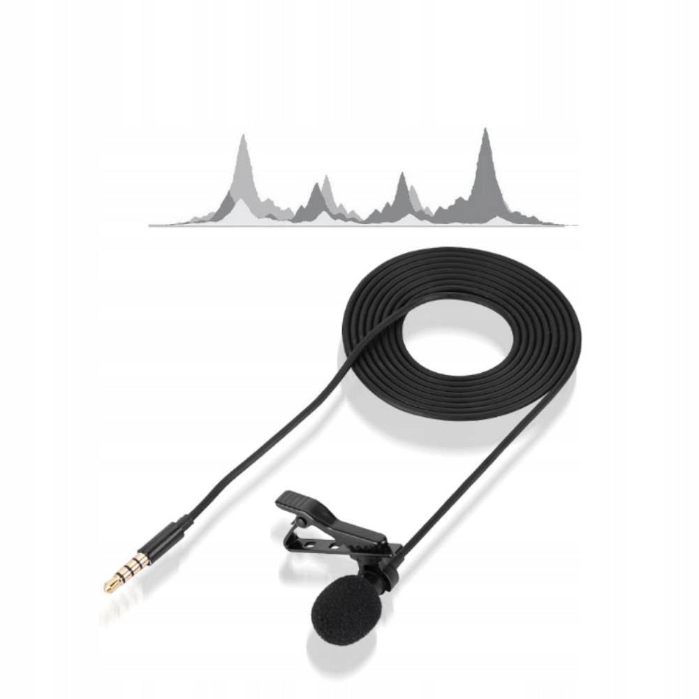 TIE MICROPHONE EXTERNAL JACK CLIP 3,5 MM FOR SMARTPHONE CAMERA Brand no brand