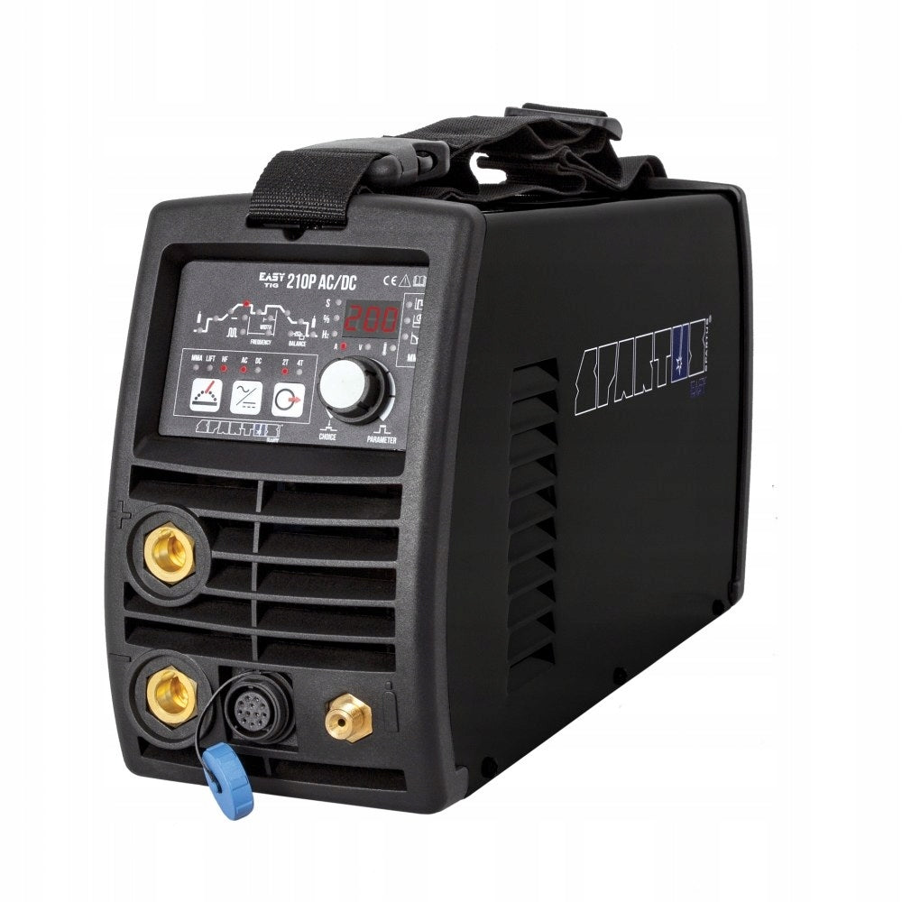 TIG AC/DC EasyTIG 210P SPARTUS welder with mini handle SPE 17 - 4m Brand Spartus