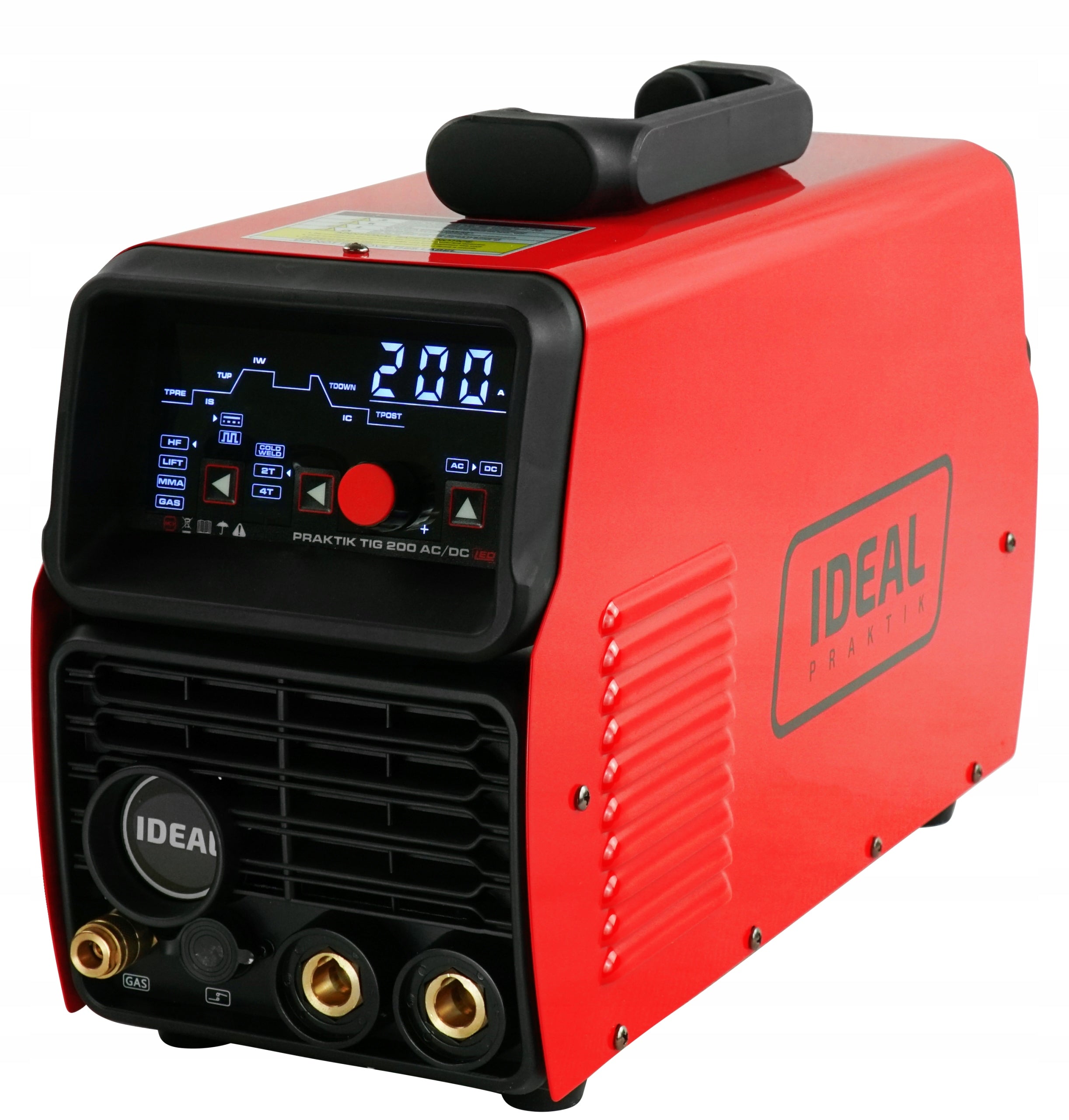 TIG AC DC MMA welder Ideal Praktik TIG 200 LED PULS HF 2T 4T Cold TIG Brand IDEAL