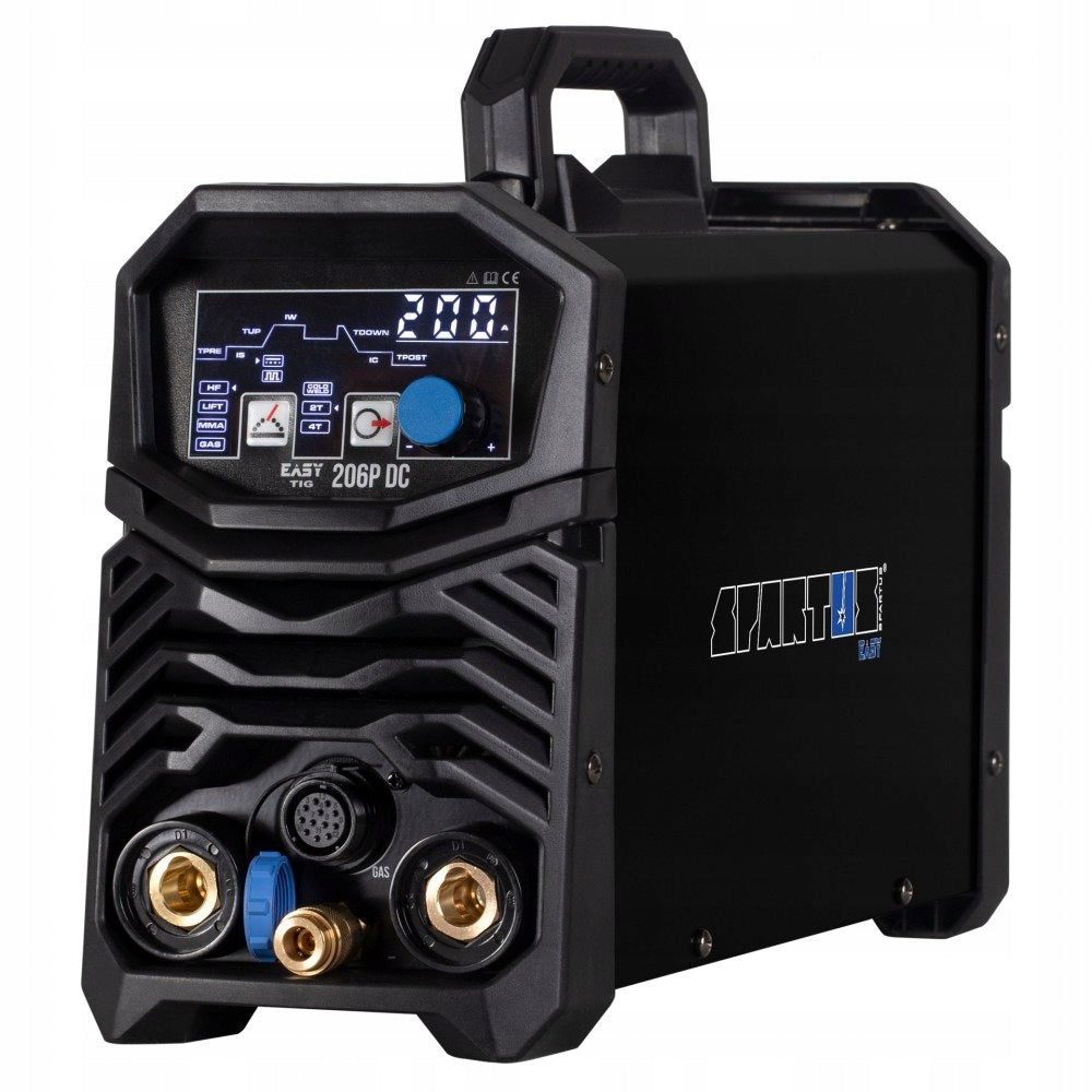 TIG DC SPARTUS EasyTIG 206P 200A 230V welder with 4m handle Brand Spartus