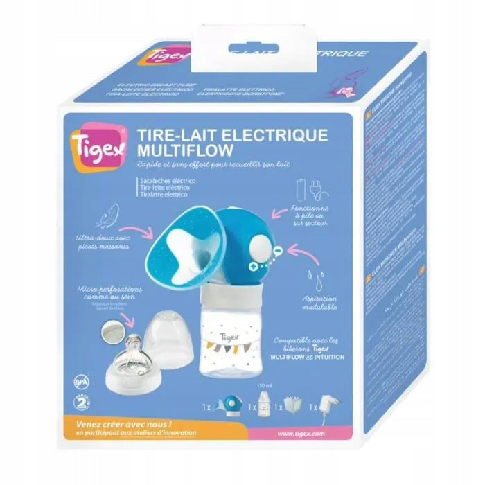TIGEX SINGLE ELECTRIC BREAST PUMP 150ml Medical device no