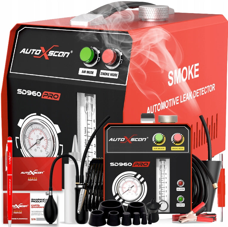 TIGHTNESS TESTER AUTOXSCAN SD960PRO smoker + CORK SET + OIL Manufacturer code SD960PRO