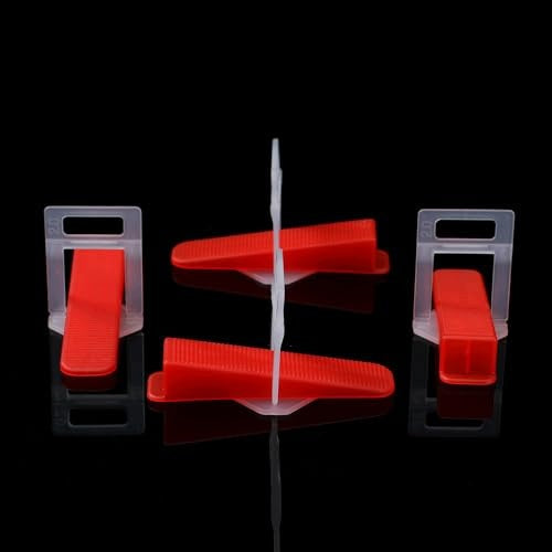 TILE LEVELING SYSTEM 2MM SPACER CLIPS 300PCS WEDGES 100PCS Manufacturer code Bez marki