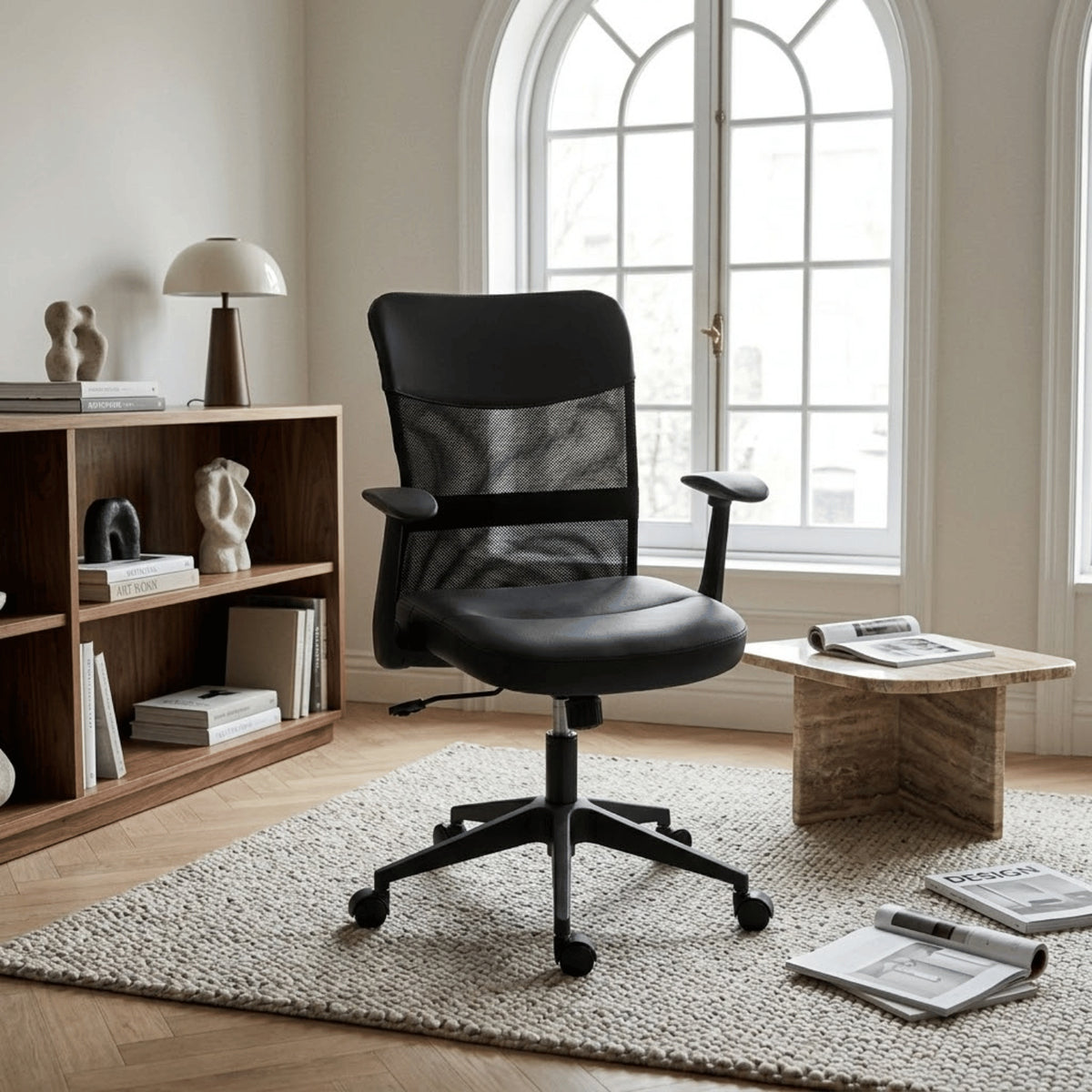 TILT Swivel Chair for Computer Black Mesh RIOS Brand MONOVO