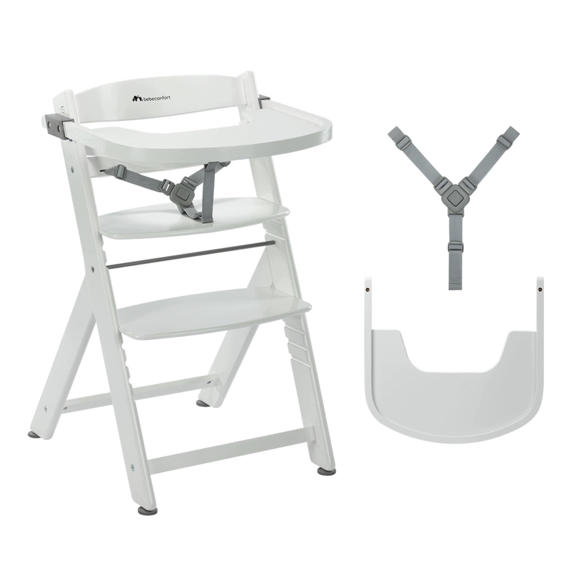 TIMBA 2 WOODEN CHILDREN'S HIGH CHAIR 6+ MONTHS TO 110 KG ERGONOMIC