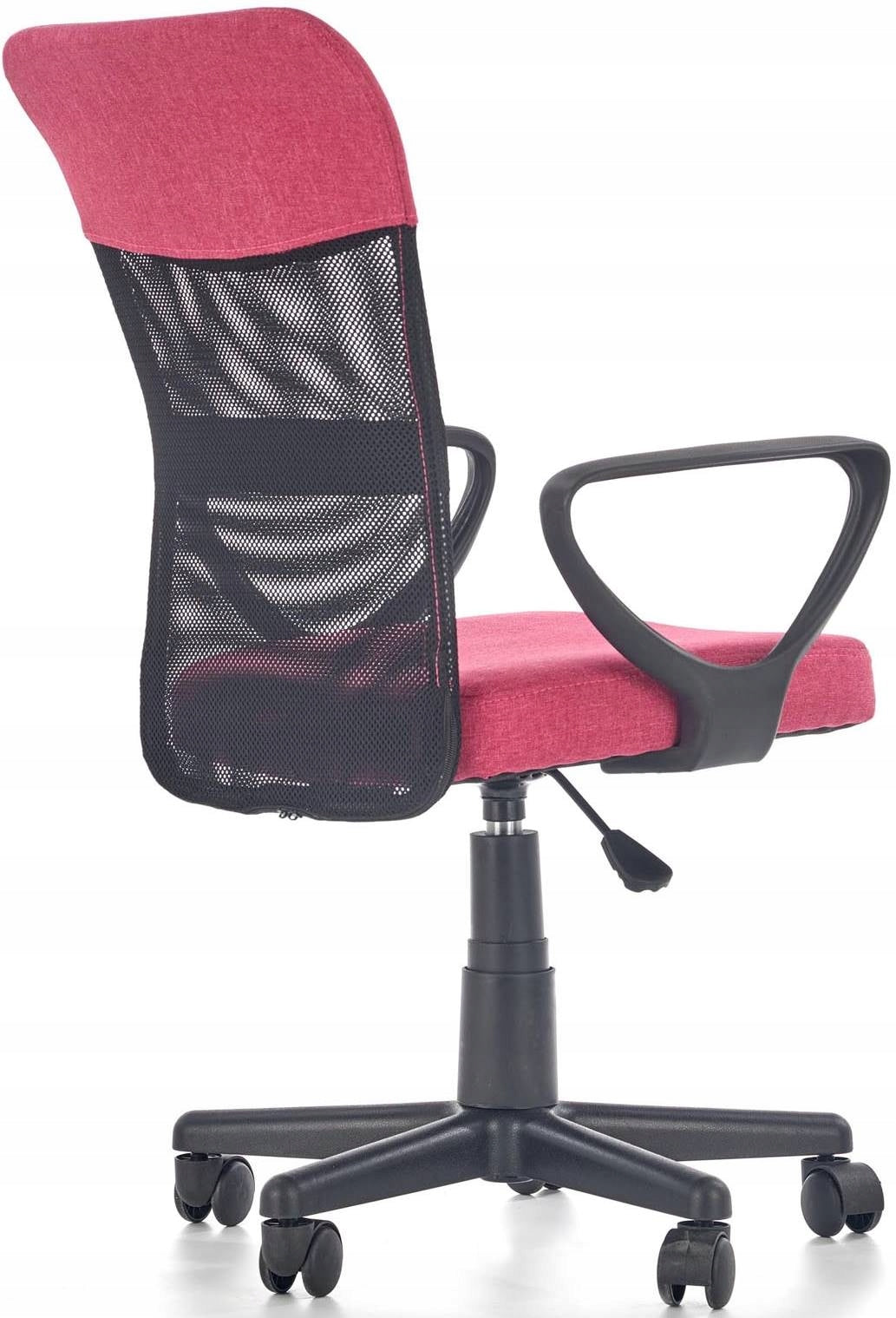 TIMMY Youth Armchair Pink Swivel Adjustable for Mesh Desk