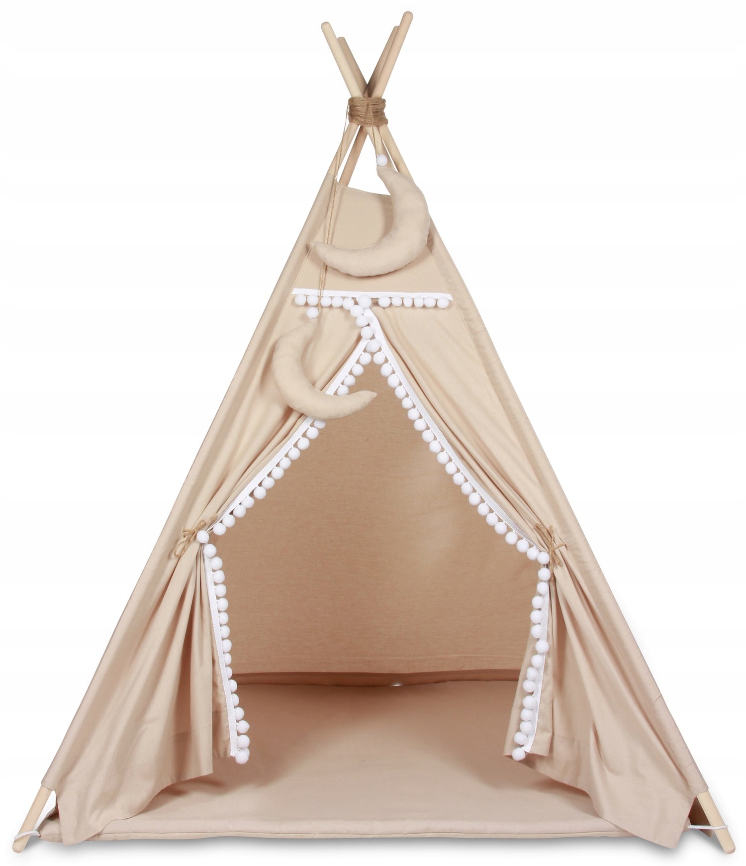 TIPI WIGWAM Tent with Mat+5 Cuddle Pillows Brand Didibaby