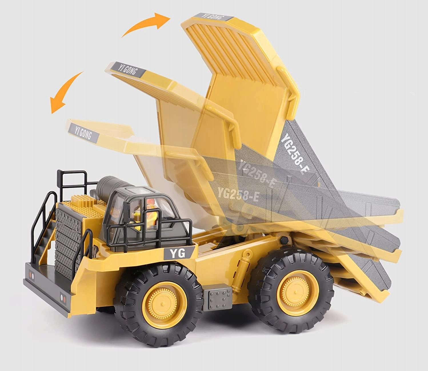 TIPPER REMOTE CONTROLLED TRUCK RC VEHICLE CONSTRUCTION MACHINE Manufacturer code REALISTYCZNA WYWROTKA NA PILOTA