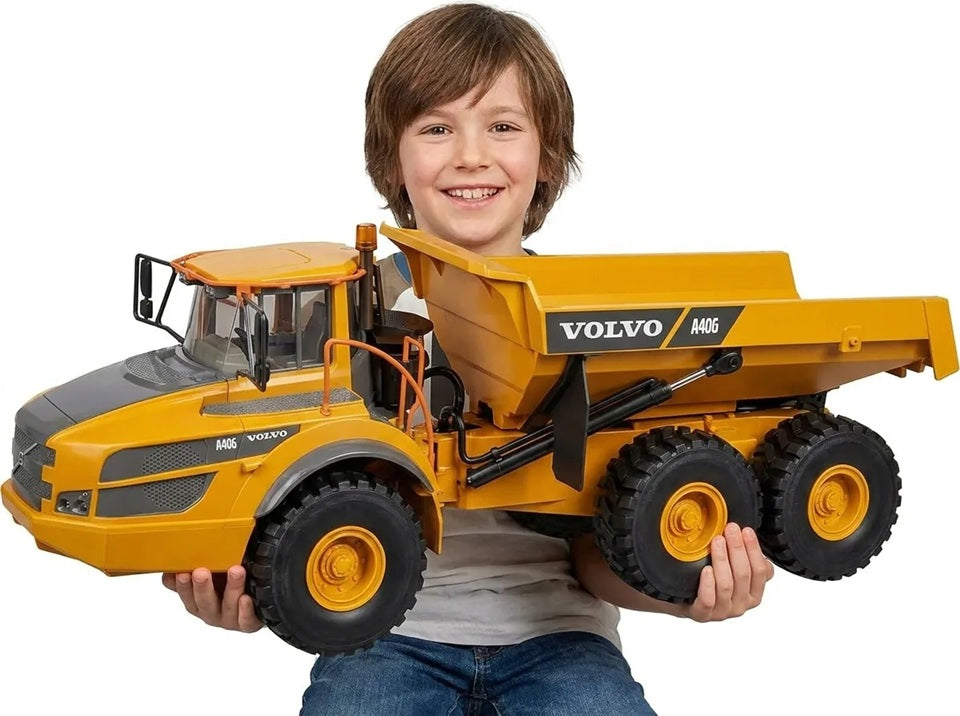 TIPPER REMOTE CONTROLLED VOLVO A40G DRIVE 6x6 E591-003 DOUBLEE FOR GIFT