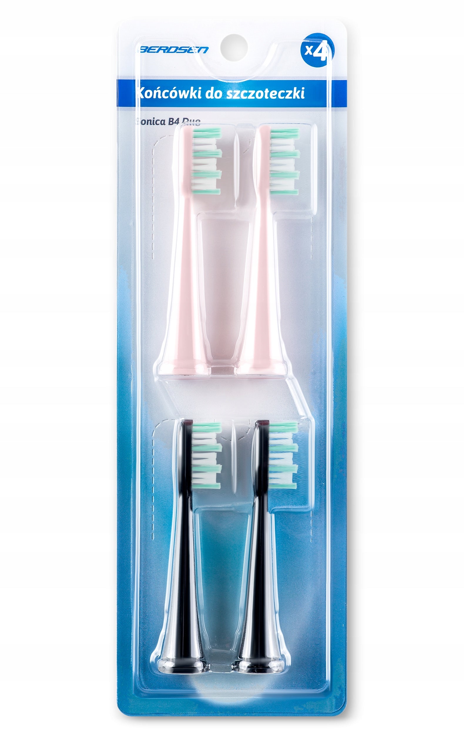 TIPS FOR SONIC TOOTHBRUSH BERDSEN B4 4pcs