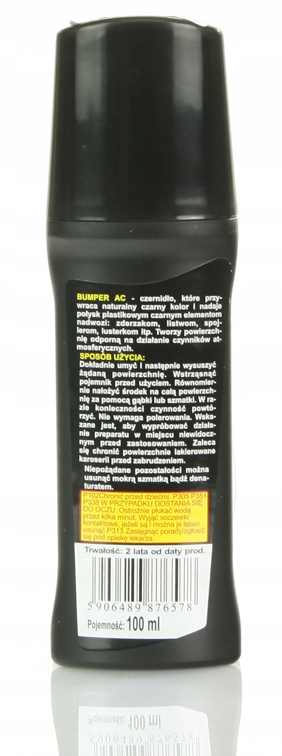 TIRE BLACK FOR PLASTIC AND RUBBER BUMPER AC COSMETICS WITH SPONGE Manufacturer's catalog number 99CHS-BU100