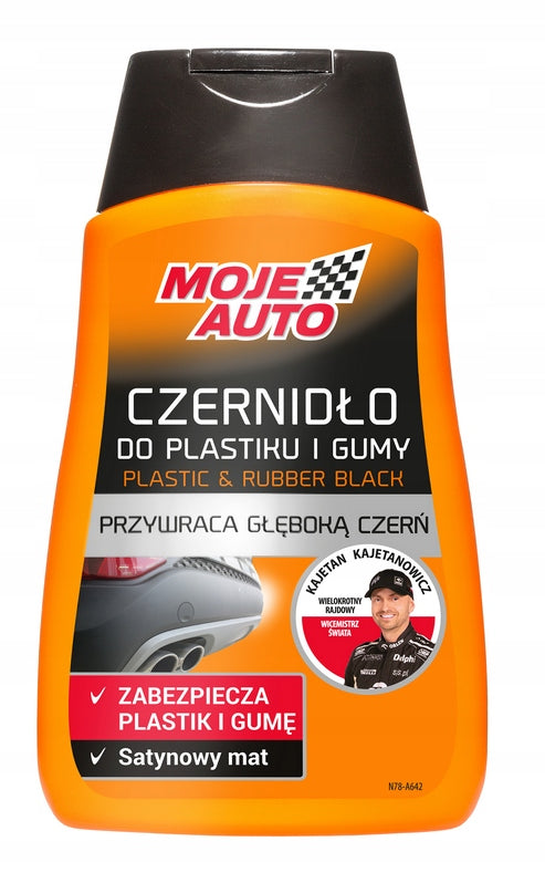 TIRE BLACK FOR PLASTIC AND RUBBER MOJE AUTO 250ml