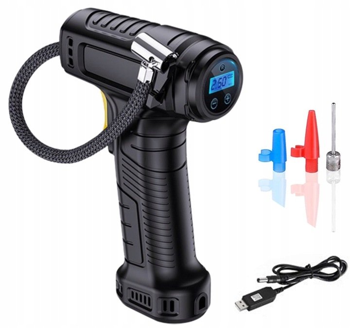 TIRE WHEEL PUMP ELECTRIC CAR COMPRESSOR WIRELESS SET