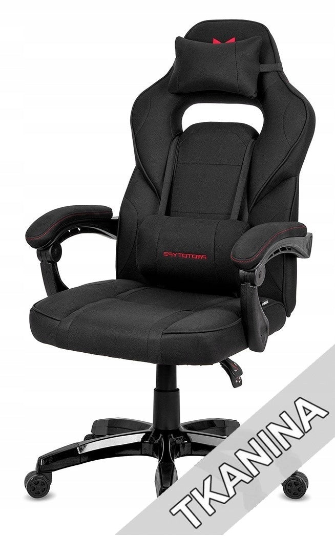 TITAN BLACK FABRIC BASIC desk swivel chair Packaging status original