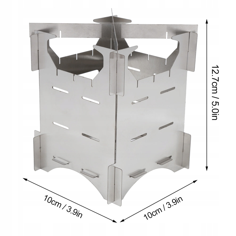 TITANIUM OVEN FOLDING PORTABLE WOOD BURNING FIELD KITCHEN CAMPING Packaging status original