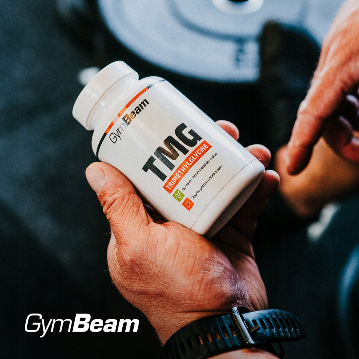 TMG TRIMETHYLGLYCINE BETAINE 100% VEGAN MUSCLE PERFORMANCE GymBeam 90 kap Manufacturer code TMG - Trimetyloglicyna - GymBeam