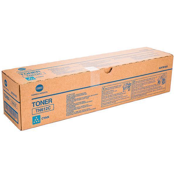 TN-612C A0VW450 Cyan Toner Cartridge for Konica Minolta bizhub C5501 C6501