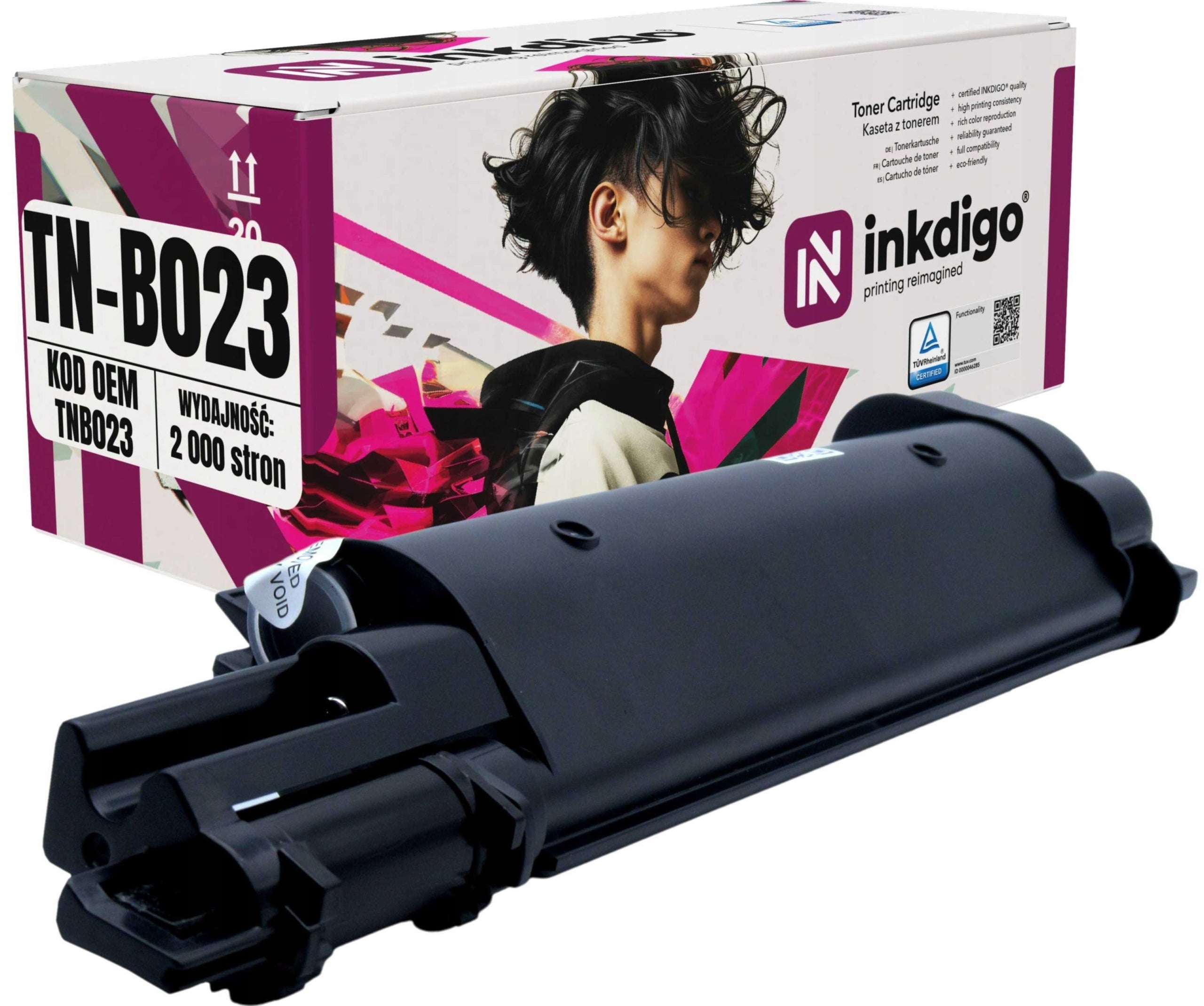 TN-B023 for Brother DCP-B7520DW, HL-B2080, MFC-B7715, B023