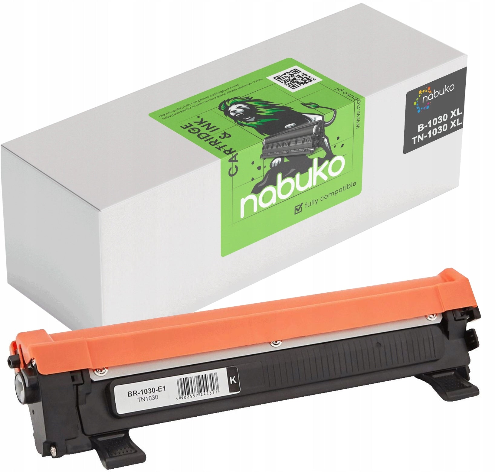 TN1030 - XL TONER FOR BROTHER HL-1110E HL-1112E HL-1210 DCP-1510E DCP-1610WE Manufacturer NABUKO