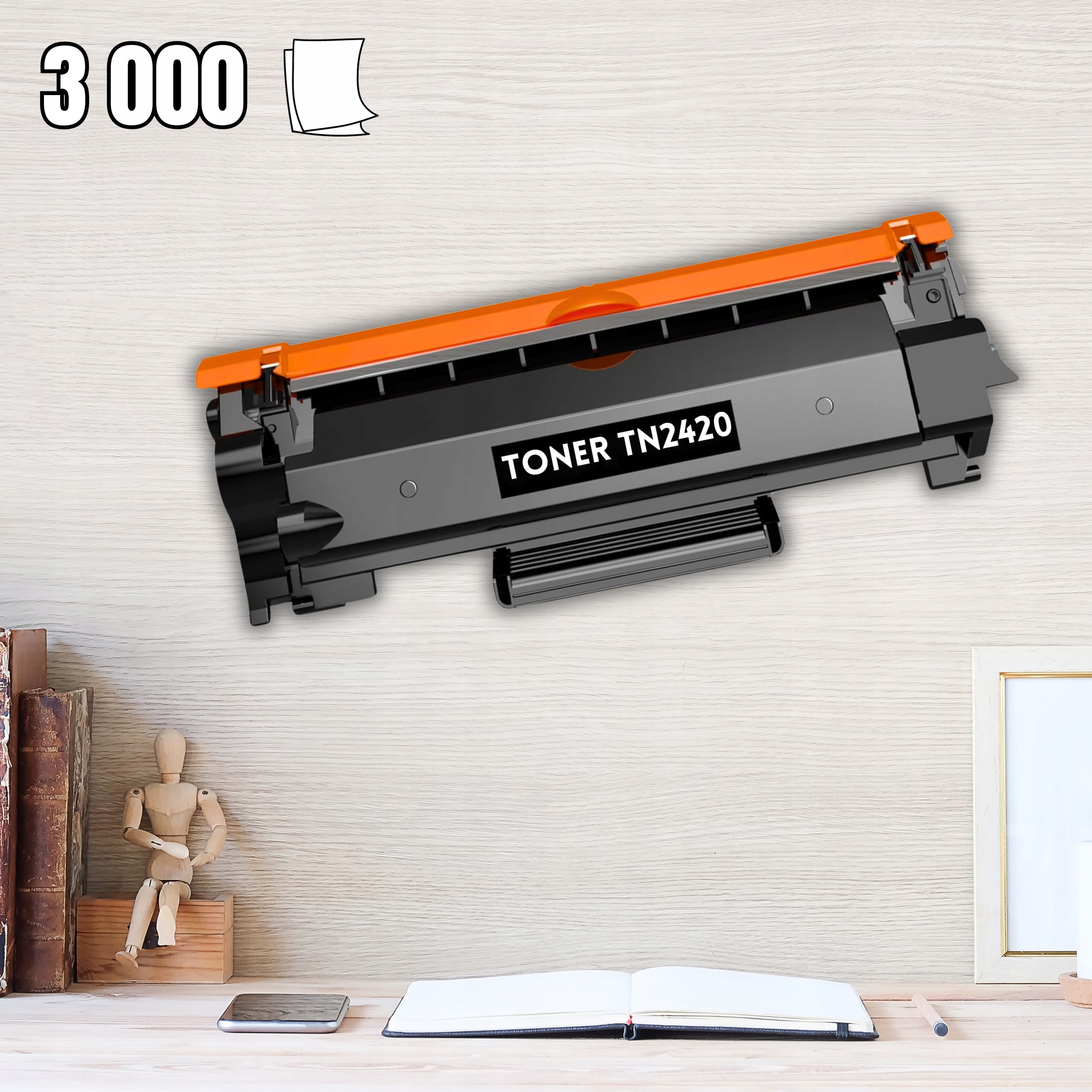 TN2420 toner cartridge for Brother | CERTIFIED Manufacturer INQ