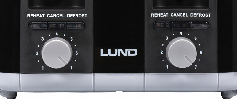 TOASTER 1300-1500W BLACK 67501 LUND Dominant color black