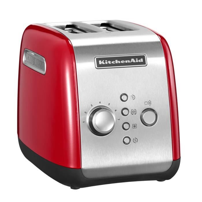 TOASTER 2 SLICES REGULATION OPERATION DEFROSTING RED KITCHENAID