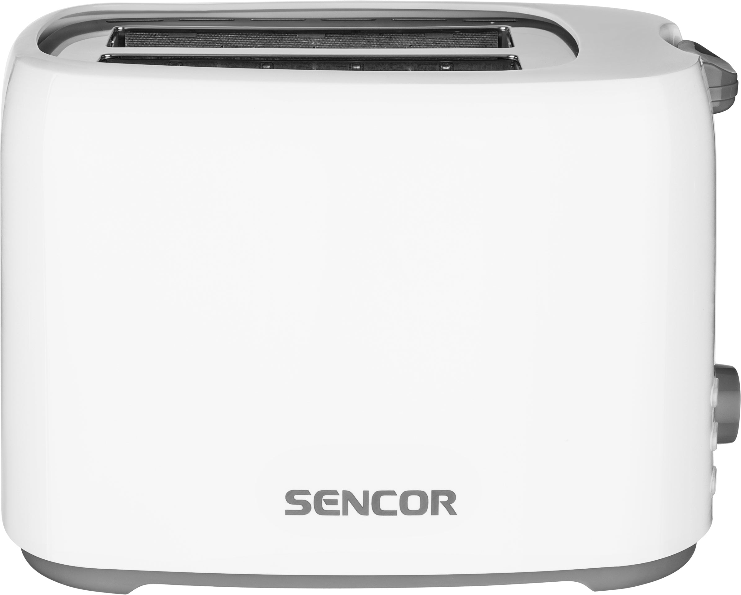 TOASTER 2 TOAST SENCOR 750W WHITE 3 MODES OF OPERATION DEFROSTING Dominant color white