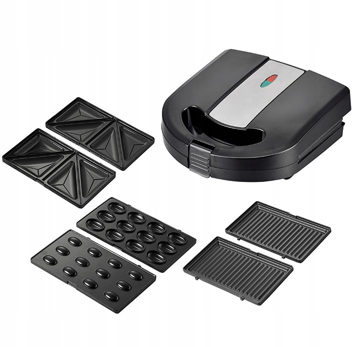 TOASTER 3in1 GRILL PANINI 1000W SANDWICH PEANUT TOASTER