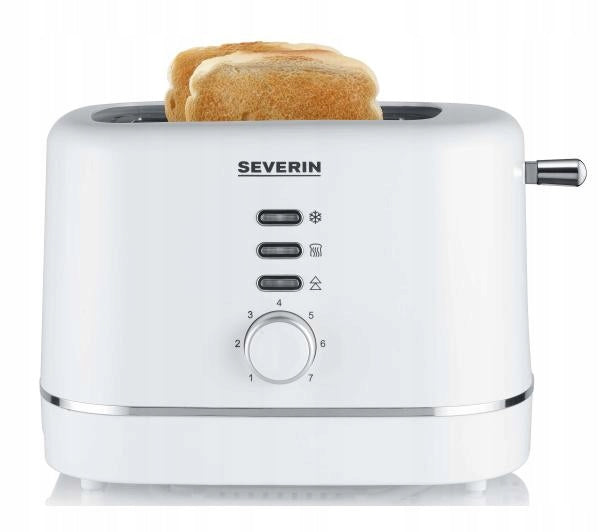 TOASTER 850W ROLL GRATE WHITE EVEN TOASTING SEVERIN AT4324 Brand Severin