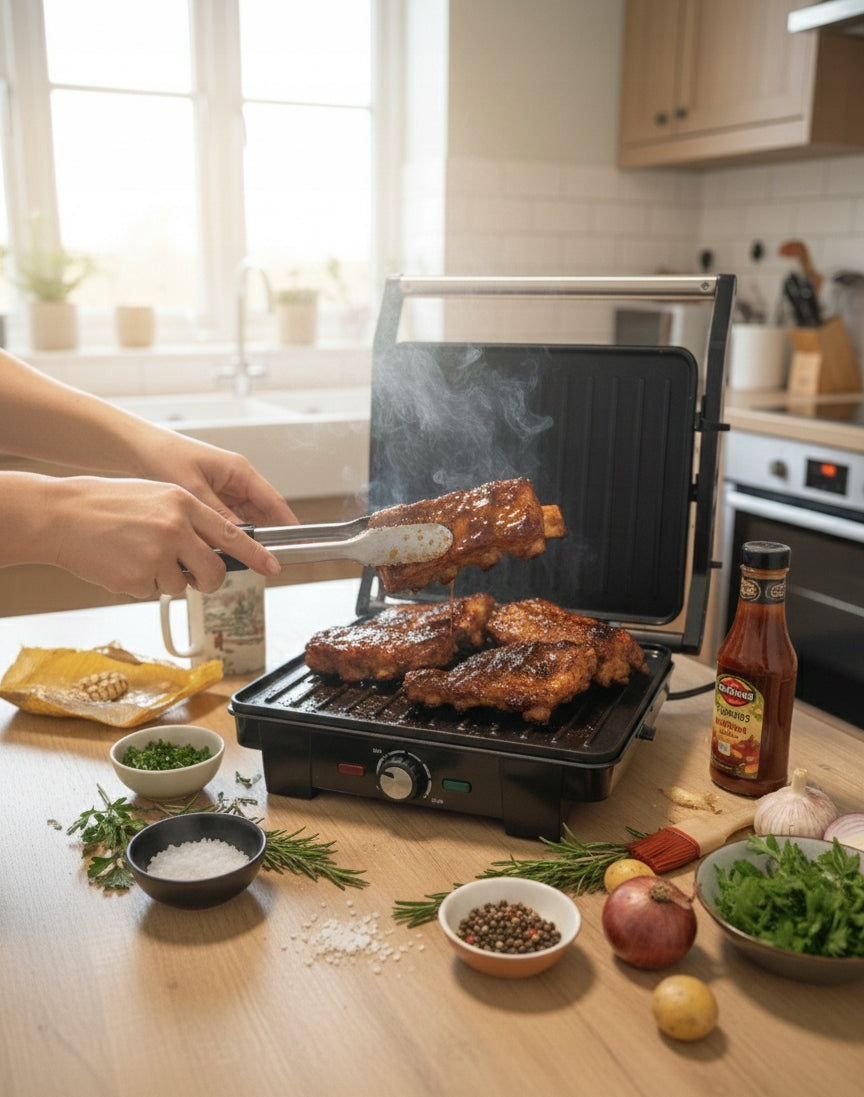 TOASTER BARBECUE ELECTRIC STRONG 2500W 6IN1 BASS Poland SILVER STRONG Manufacturer code 5906951