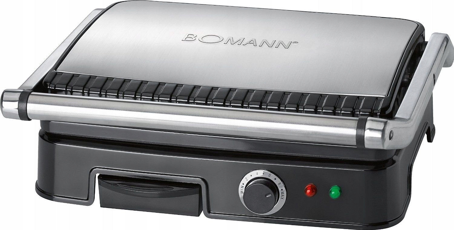 TOASTER ELECTRIC GRILL PANINI STEEL STAINLESS STEEL 2000W GERMAN