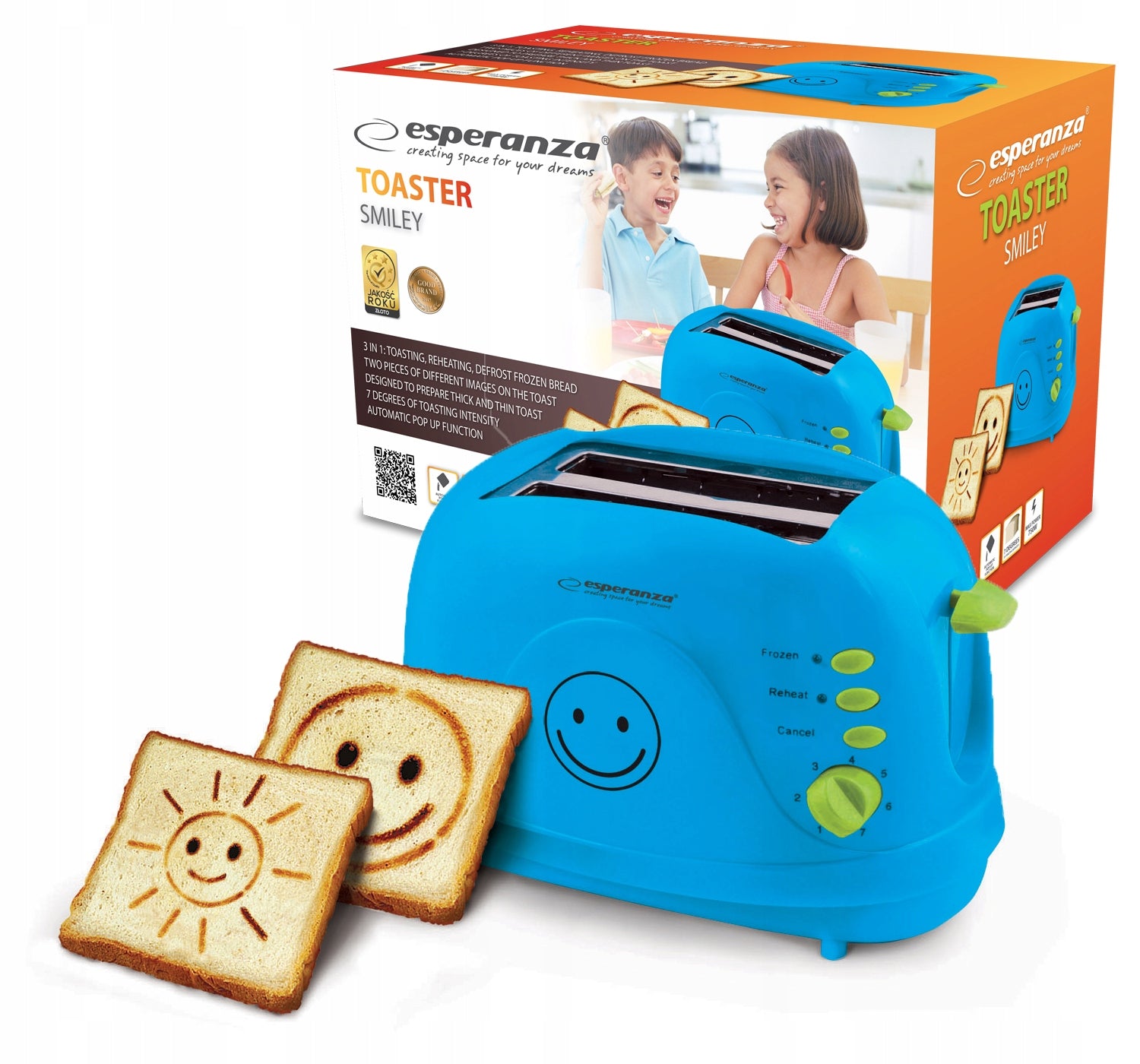 TOASTER ESPERANZA FOR CHILDREN BLUE