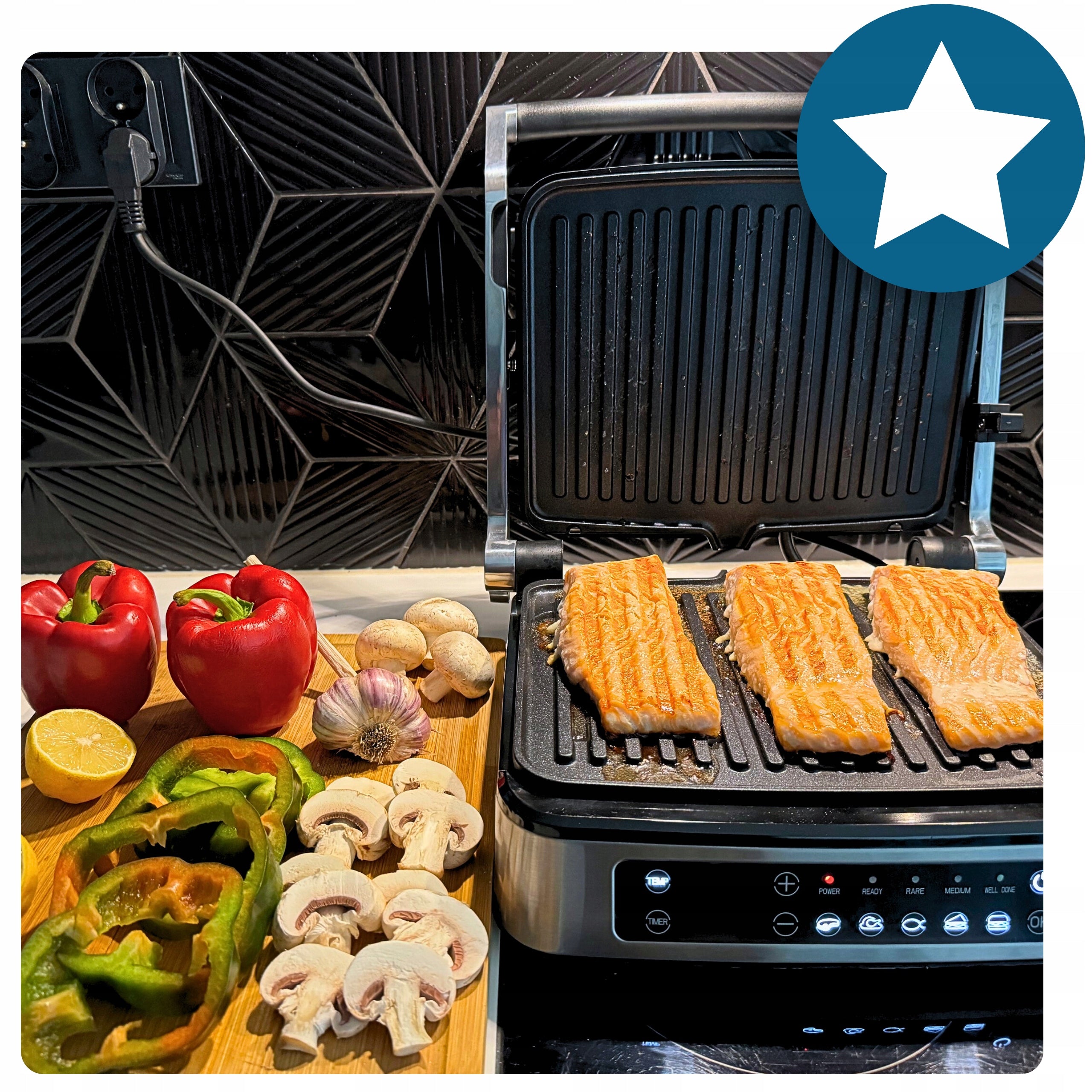 TOASTER FOLDING SANDWICH Grill Toaster Toast Panini Toast 5 programs Brand Zeegma