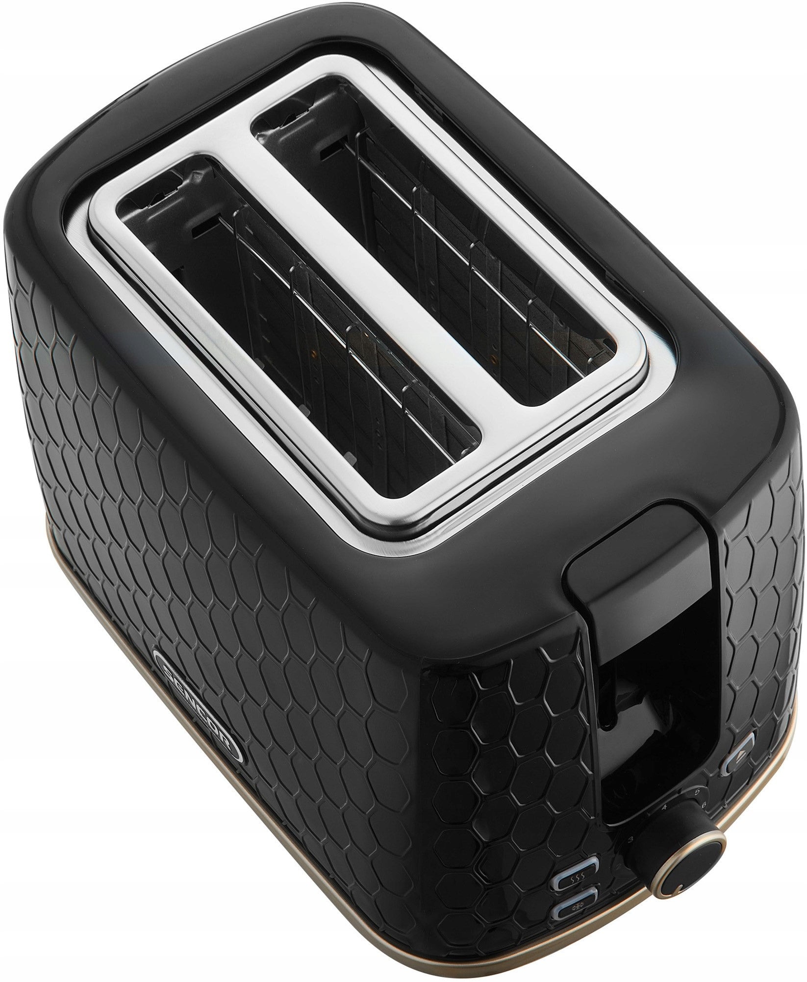 TOASTER FOR 2 TOAST CROUTONS SENCOR 930W BLACK 7 DEGREE DEFROSTING Dominant color black
