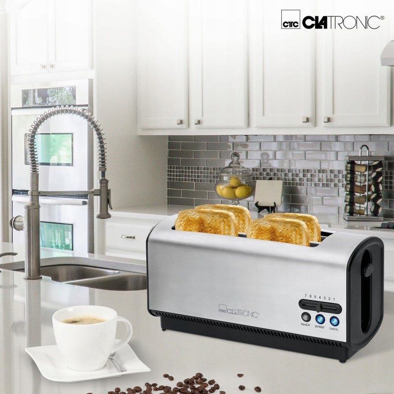 TOASTER FOR 4 SLICES TOAST HEATING FOR ROLLS DEFROSTING 1200W Power rating 1200 W
