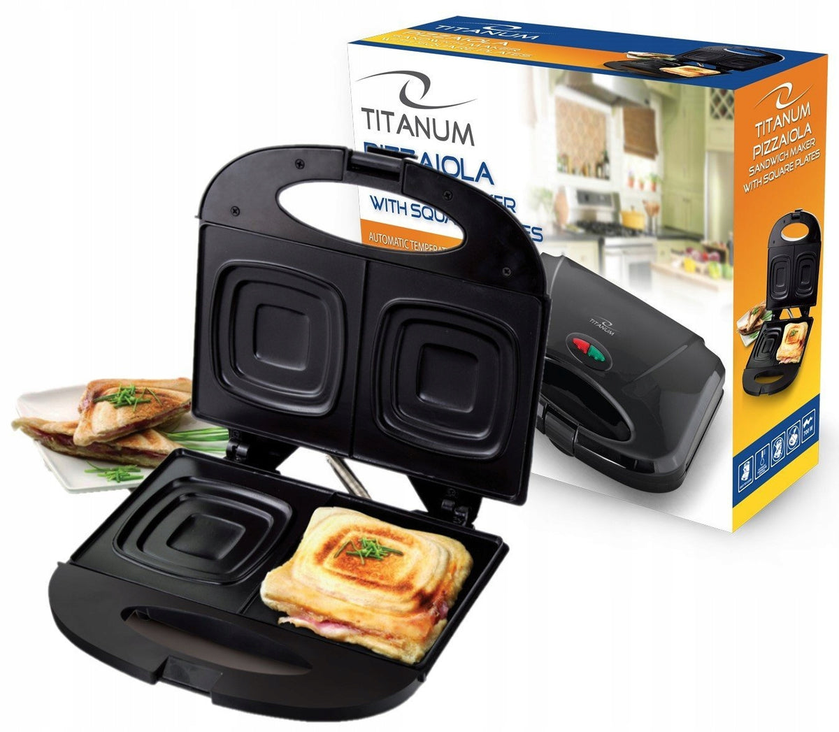 TOASTER GRILL FOR MAKING CRISPY BIG SANDWICHES 700W