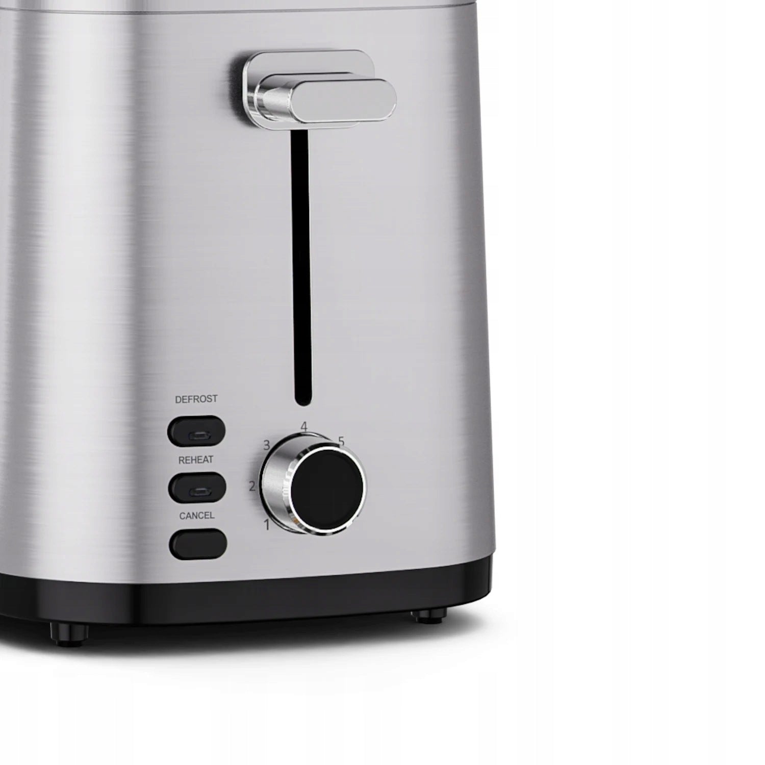 TOASTER KLARSTEIN 800 IN FOR 2 SLICES SILVER WITH GRATE FOR HEATING ROLLS Dominant color silver/gray