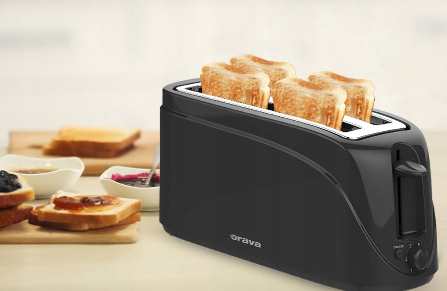 TOASTER OVEN FOR 4 TOASTS POWER:1200W ORAVA HR108 BLACK Manufacturer code HR-108