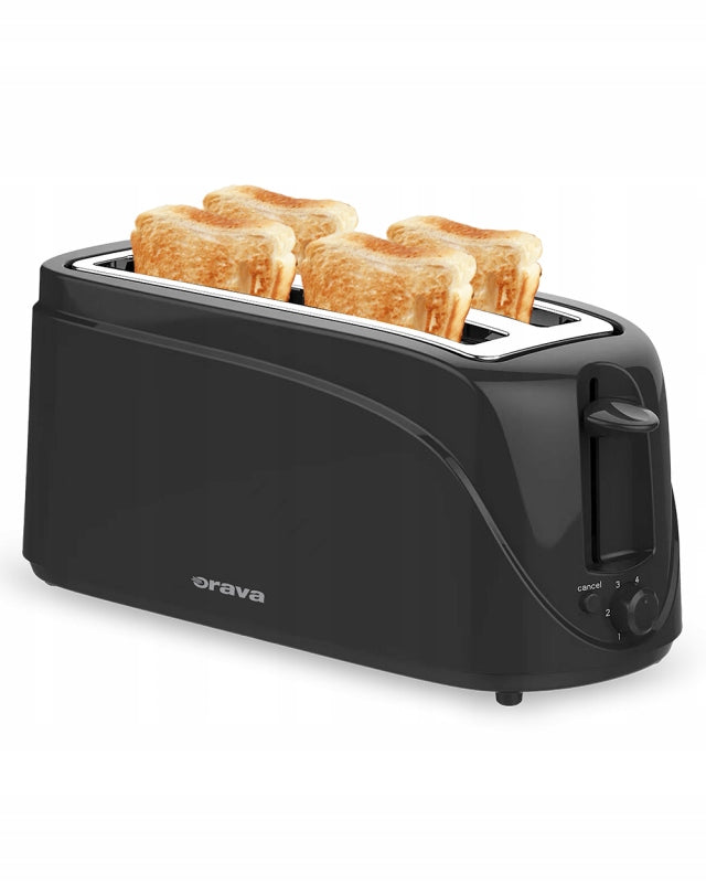 TOASTER OVEN FOR 4 TOASTS POWER:1200W ORAVA HR108 BLACK Power rating 1200 W