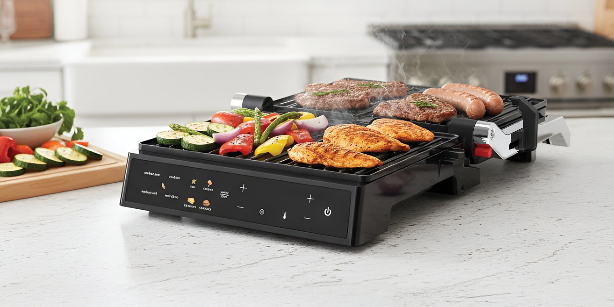 TOASTER OVEN GRILL FOR PANINI SANDWICHES ELECTRIC FOLDING 180° STRONG Model OPIEKACZ TOSTER GRILL ROZKŁADANY ELEKTRYCZNY