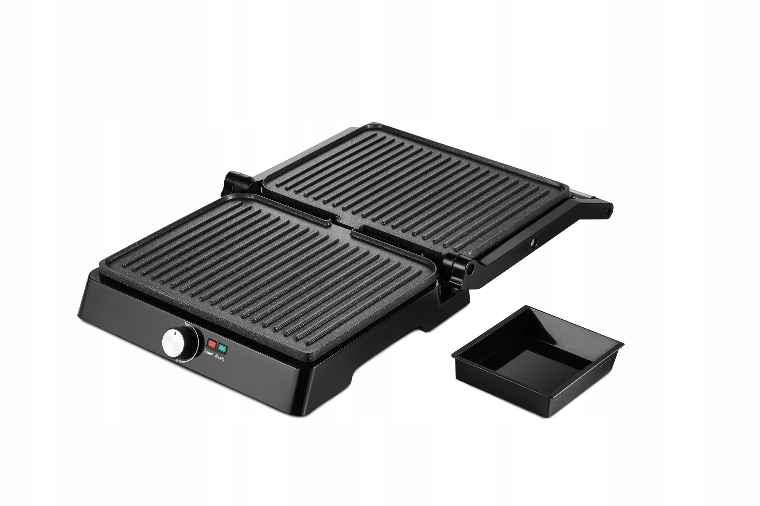 TOASTER OVEN GRILL FOR PANINI SANDWICHES ELECTRIC FOLDING STRONG 2200W Dominant color black
