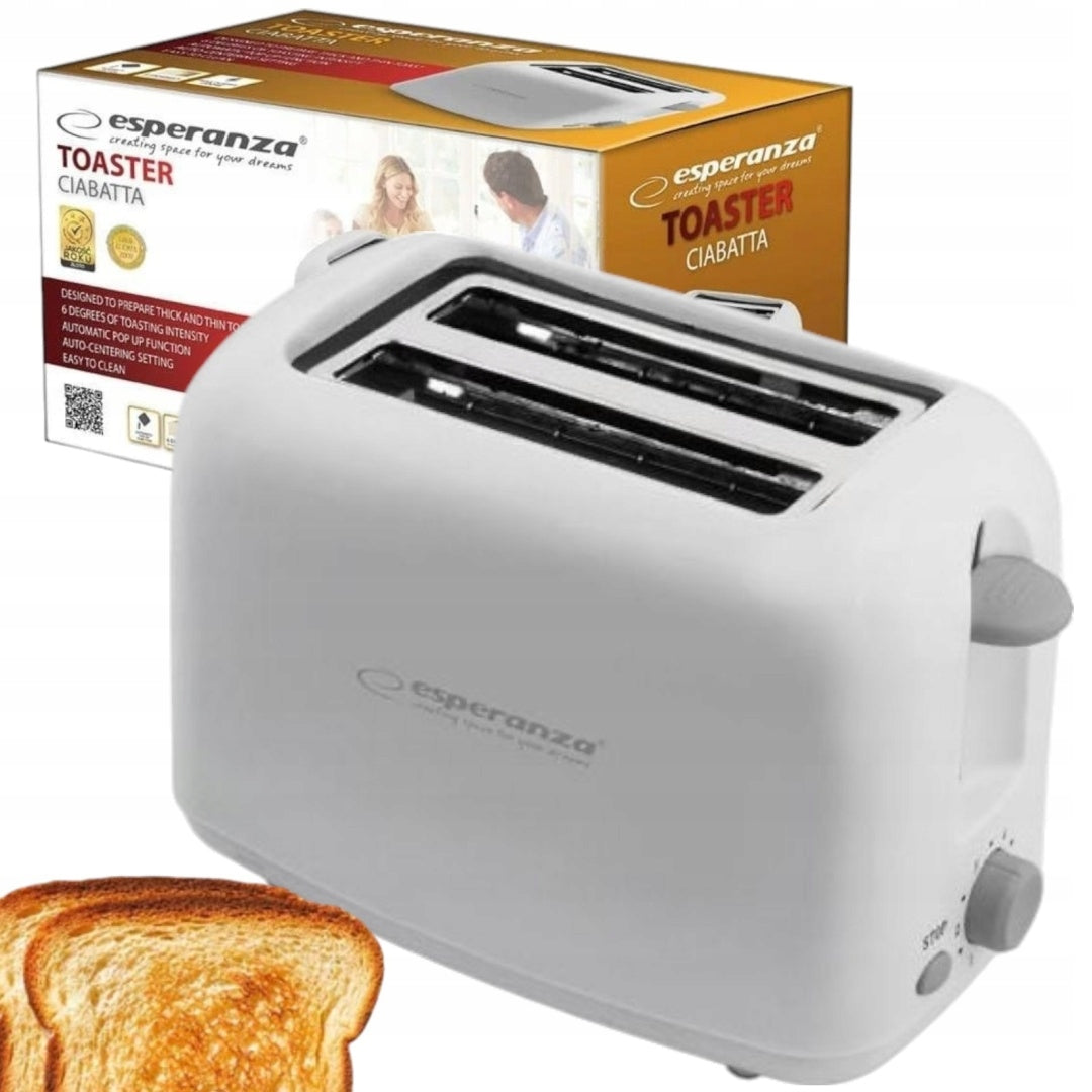 TOASTER OVEN for 2 slices of toast FOR TOAST ADJUSTMENT TOASTING WHITE